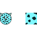 download Leopard clipart image with 135 hue color