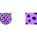 download Leopard clipart image with 225 hue color