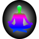 download Chakra Meditation clipart image with 225 hue color