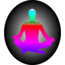 download Chakra Meditation clipart image with 270 hue color