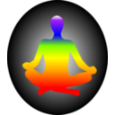 download Chakra Meditation clipart image with 0 hue color