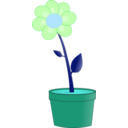 download Blumentopf clipart image with 135 hue color