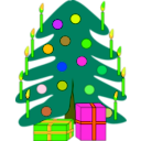 download Christmas Tree clipart image with 45 hue color