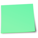 download Sticky Note clipart image with 90 hue color