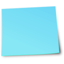 download Sticky Note clipart image with 135 hue color