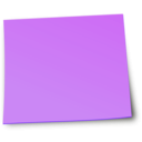download Sticky Note clipart image with 225 hue color
