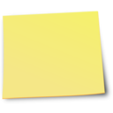 download Sticky Note clipart image with 0 hue color