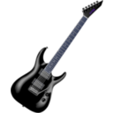 download Guitar clipart image with 225 hue color