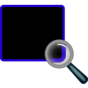 download Magnifier clipart image with 180 hue color
