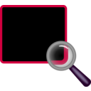 download Magnifier clipart image with 270 hue color