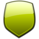 download Glossy Shields 1 clipart image with 90 hue color