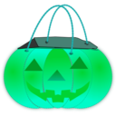 download Trick Or Treat Bag 2 clipart image with 135 hue color