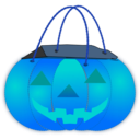 download Trick Or Treat Bag 2 clipart image with 180 hue color