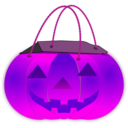 download Trick Or Treat Bag 2 clipart image with 270 hue color