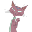 download Mother Cat clipart image with 90 hue color