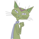 download Mother Cat clipart image with 180 hue color