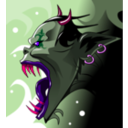 download Demon clipart image with 270 hue color