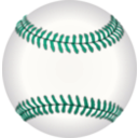 download Baseball clipart image with 180 hue color