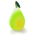 download Pear clipart image with 0 hue color