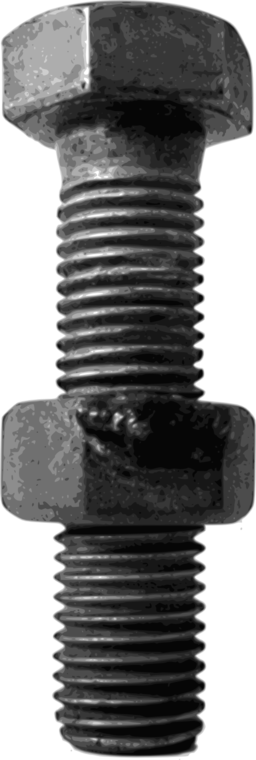 Nut Bolt Grayscale