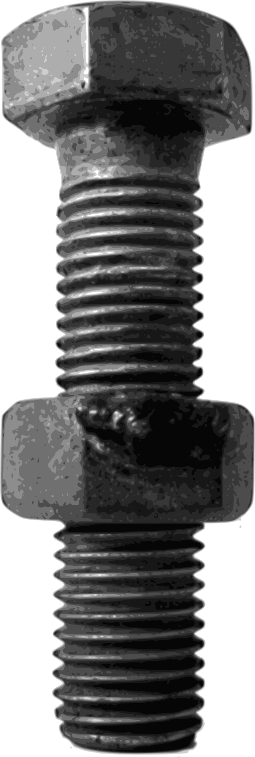 Nut Bolt Grayscale