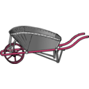 download Coal Barrow Color clipart image with 315 hue color