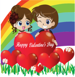 Happy Valentine Smiley Emoticon