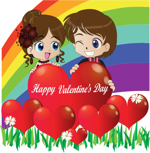 Happy Valentine Smiley Emoticon