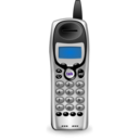 download Cordless Phone No Basestation clipart image with 135 hue color