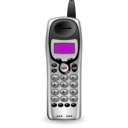 download Cordless Phone No Basestation clipart image with 225 hue color