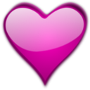 download Heart Gloss 1 clipart image with 315 hue color