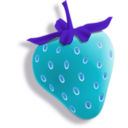 download Strawberry clipart image with 180 hue color