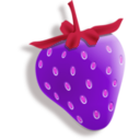 download Strawberry clipart image with 270 hue color