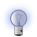 download Light Bulb clipart image with 180 hue color