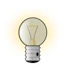 download Light Bulb clipart image with 0 hue color