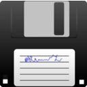 download Floppy Disk clipart image with 180 hue color