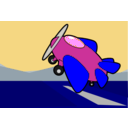 download Flieger clipart image with 180 hue color