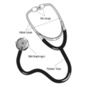 download 58294main The Brain In Space Page 127 Stethoscope With Labels clipart image with 270 hue color