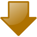 download Arrow clipart image with 180 hue color