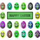 download Easter Eggs clipart image with 90 hue color