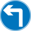 Roadsign Turn Ahead