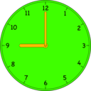 download Clock clipart image with 45 hue color