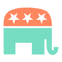 download Gop Elephant White Background clipart image with 45 hue color