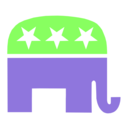 download Gop Elephant White Background clipart image with 135 hue color