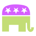 download Gop Elephant White Background clipart image with 315 hue color