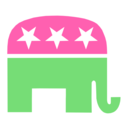 Gop Elephant White Background