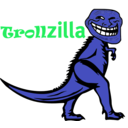 download Trollzilla clipart image with 135 hue color