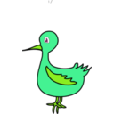 download Yellow Bird clipart image with 90 hue color