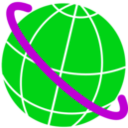 download Globe clipart image with 270 hue color