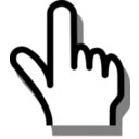 download Pointing Finger 01 clipart image with 0 hue color